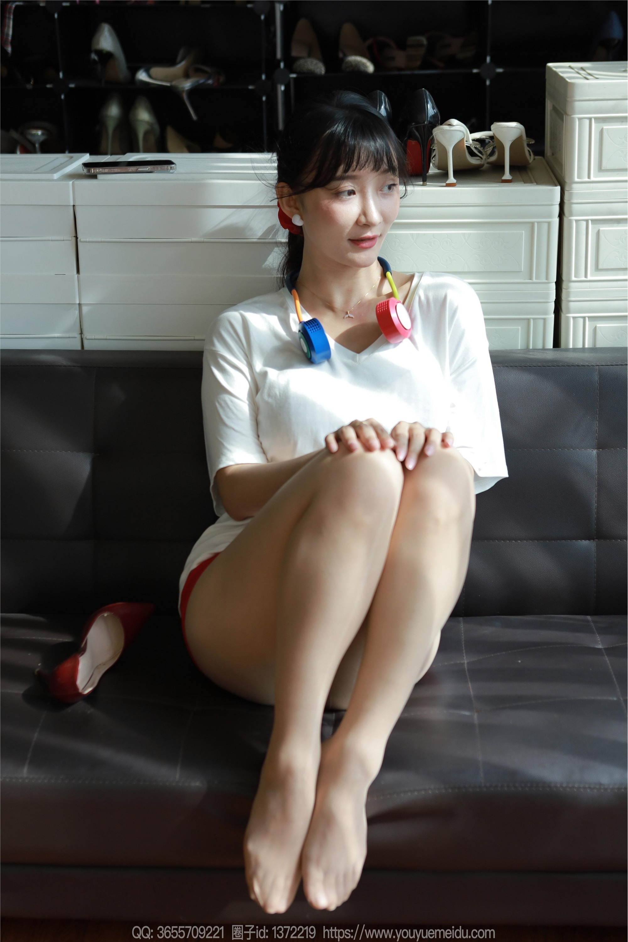 IESS异思趣向  2024.08.20 丝享家 1826 秋秋《白T红裙》